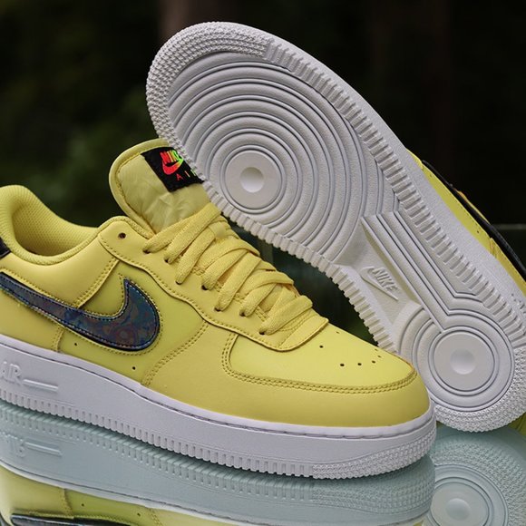 Nike Air Force 1 Low 07 Lv8 Yellow Pulse Men’s Size 8 - Picture 6 of 12